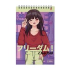 Блокнот А5, 40 листов на гребне Anime Freedoom, обложка ламинированный картон, МИКС - Фото 2
