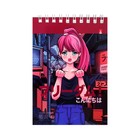Блокнот А6, 40 листов на гребне Anime Freedoom, обложка ламинированный картон, МИКС - Фото 7