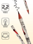 Карандаш чернографитный, Happy Graphix «Музыка Микрофон», HB, трёхгранный, d=2.0 мм 9632684