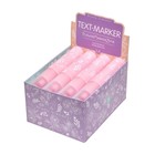 Маркер-текстовыделитель 5.0 мм, BrunoVisconti Flower Marker Zefir, розовый (комплект 2 шт) - фото 45454311