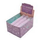 Маркер-текстовыделитель 5.0 мм, BrunoVisconti Flower Marker Zefir, сиреневый (комплект 2 шт) - фото 45454314