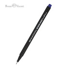 Ручка капиллярная BrunoVisconti Slimline FINELINER 0.36 мм, синяя - фото 8091665