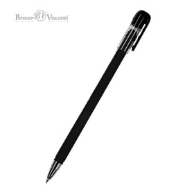 Ручка шариковая FreshWrite EasyWrite Black, узел 0.5 мм, синие пигментные чернила, корпус Soft Touch
