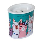 Точилка 2 отверстия с контейнером Happysharp, металлический корпус, МИКС - фото 22566985