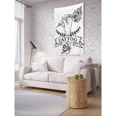 Декоративное панно с фотопечатью «Старая школа тату», вертикальное, размер 100×150 см
