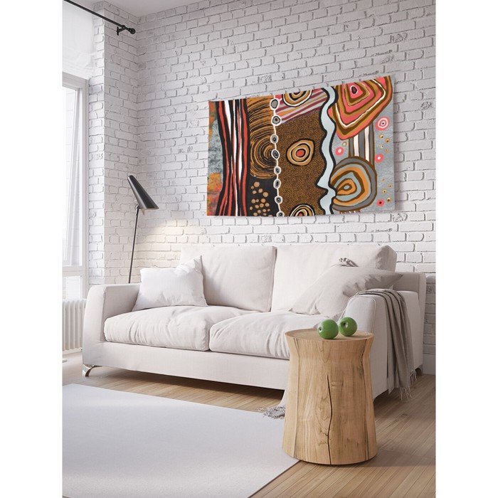 Декоративное панно с фотопечатью «Африканская абстракция», горизонтальное, размер 100х150 см