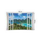 Декоративное панно с фотопечатью «Вид из окна на озеро», горизонтальное, размер 100х150 см - Фото 2