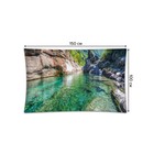 Декоративное панно с фотопечатью «Швейцарская река Верзаска», горизонтальное, размер 100х150 см - Фото 2