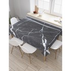 Скатерть на стол «Штрихи на мраморе», прямоугольная, сатен, размер 120х145 см - Фото 1