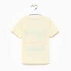 Комплект для мальчика (футболка/шорты), цвет светло-бежевый/хаки , рост 104см - Фото 3