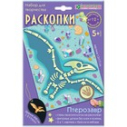 Набор для изготовления картины и брелока «Раскопки. Птерозавр» 9628966 - фото 10496281