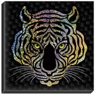Набор для изготовления картины «Сильвер-арт. Тигр» - фото 6916334