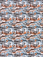 Бумага упаковочная глянцевая «Футбол», 70×100 см, 1 лист - Фото 2