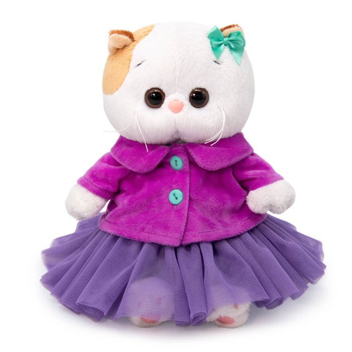 Мягкая игрушка «Ли-Ли Baby в пурпурной курточке и юбочке», 20 см
