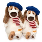 Мягкая игрушка «Бартоломей в берете и шарфе», 33 см - фото 24534135