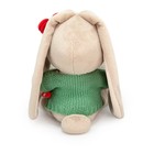 Мягкая игрушка «Зайка Ми в свитере и с сердечком на ушке», 18 см - фото 25546817
