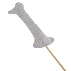 Топпер в торт «1», цвет серебро - Фото 2