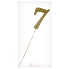 Топпер в торт «7», цвет золото - Фото 3