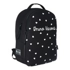 Рюкзак молодежный, 42 х 31 х 14 см, эргономичная спинка, Bruno Visconti 12-008 "СЕРДЕЧКИ" - фото 24727230