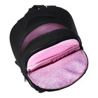 Рюкзак молодежный, 42 х 31 х 14 см, эргономичная спинка, Bruno Visconti 12-008 "СЕРДЕЧКИ" - фото 24727236