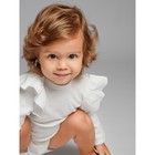 Боди детское с длинным рукавом и рюшами Amarobaby Fashion, рост 80 см, цвет молочный - Фото 12
