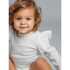 Боди детское с длинным рукавом и рюшами Amarobaby Fashion, рост 80 см, цвет молочный - Фото 11
