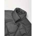 Пальто стёганое для девочек TRENDY, рост 116-122 см, цвет графит - Фото 13