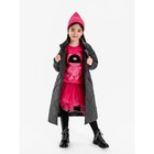 Пальто стёганое для девочек TRENDY, рост 116-122 см, цвет графит - Фото 8