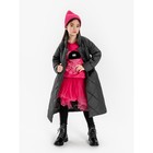 Пальто стёганое для девочек TRENDY, рост 116-122 см, цвет графит - Фото 9