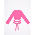 Топ для девочки с длинными рукавами Generation, рост 128 см, цвет розовый - Фото 8