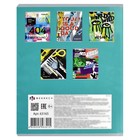 Тетрадь 96 листов в клетку "Настенная живопись", обложка мелованный картон, выборочный ТВИН УФ-лак, блок 60 г/м2, МИКС - фото 22546266