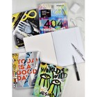 Тетрадь 96 листов в клетку "Настенная живопись", обложка мелованный картон, выборочный ТВИН УФ-лак, блок 60 г/м2, МИКС - фото 22546257