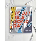 Тетрадь 96 листов в клетку "Настенная живопись", обложка мелованный картон, выборочный ТВИН УФ-лак, блок 60 г/м2, МИКС - фото 22546262