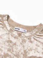 Комплект женский (футболка и шорты) KAFTAN Velvet р. 40-42, бежевый 9596968