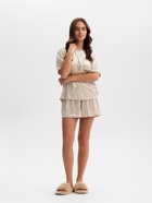 Комплект женский (футболка и шорты) KAFTAN Velvet р. 40-42, бежевый 9596968