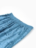 Костюм домашний женский (жакет, брюки) KAFTAN Velvet, размер 48-50, синяя - фото 65393196