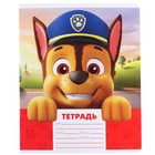 Тетрадь 12 листов в линейку, 5 видов МИКС, обложка мелованный картон, Щенячий патруль - Фото 12
