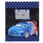 Тетрадь в линейку 12 листов, 5 видов МИКС, обложка мелованный картон, «Тачки» - Фото 5