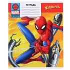 Тетрадь в линейку 12 листов, 5 видов МИКС, обложка мелованный картон, «Человек-паук» - Фото 5