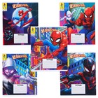 Тетрадь 18 листов, в линейку, МИКС 5 видов, обложка мелованный картон, «Человек-паук» - Фото 3