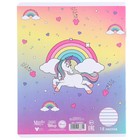 Тетрадь в линейку 18 листов, 5 видов МИКС, обложка мелованный картон, «Минни Маус и единорог» - Фото 6