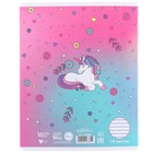 Тетрадь в линейку 18 листов, 5 видов МИКС, обложка мелованный картон, «Минни Маус и единорог» - Фото 10