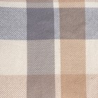 Плед Валенсия 140х200см, белый/дым/песочный, хлопок 50%, полиэстер 30%, пан 20% - Фото 2