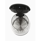 Чайник ECO-1736KE, стекло, электрический, 1.8 л, 1850 Вт, цвет серебристый - Фото 3