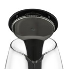 Чайник ECO-1828KE, стекло, электрический, 1.8 л, 1500 Вт, цвет чёрный - фото 51339401