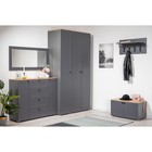 Пенал Остин 13.225, 400х543х2296, Серый графит/Дуб вотан - фото 22224774