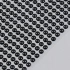 Полубусины самоклеющиеся d 6 мм, черный - фото 320030009