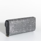 Сумка женская на магните, цвет серебристый 9408483