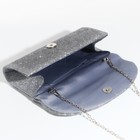 Сумка женская на магните, цвет серебристый 9408483