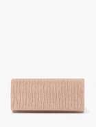 Сумка-клатч женская вечерняя на магните, на сребристой цепочке, блестящая, золотистая - Фото 3